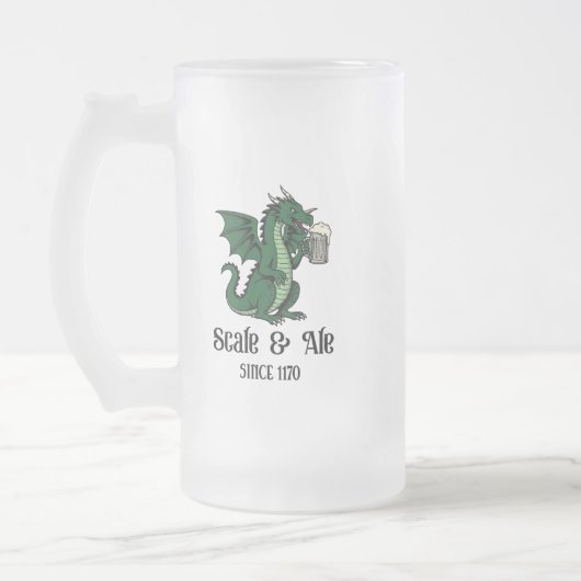 Beer Drinking Dragon Matglas Bierpul (Links)