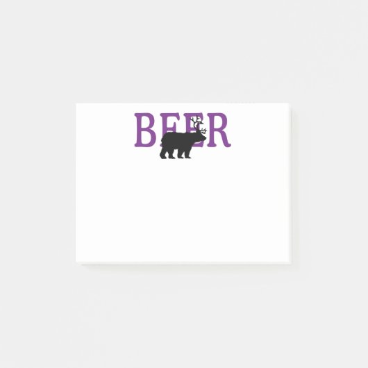 Beer droger- of bierpictogramstijl post-it® notes (Voorkant)