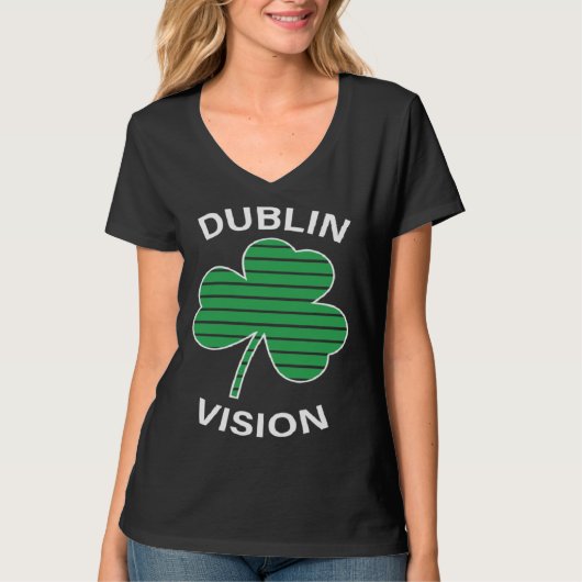 Beer Dublin Vision St Patrick s Day T-shirt (Voorkant)