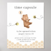 Beer eerste bijendag Capsule Poster (Voorkant)