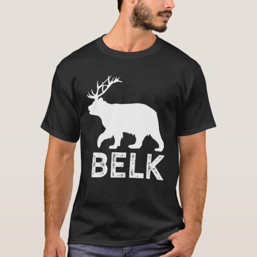 Beer Elk Big Game Elk Hunter Shed Antler Elk Hunti T-shirt (Voorkant)