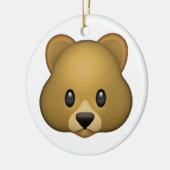 Beer - Emoji Keramisch Ornament (Links)
