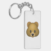 Beer - Emoji Sleutelhanger (Voorkant Links)