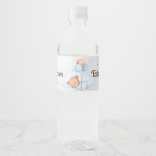 Beer en Baby shower van Ballon Waterfles Etiket