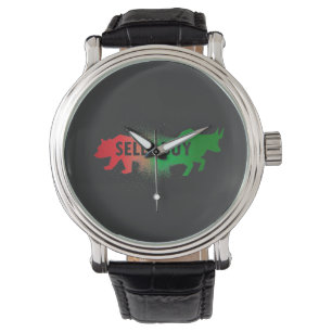 Beer en Bull Horloge