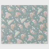 Beer en Bunny Cadeaupapier (Vlak)