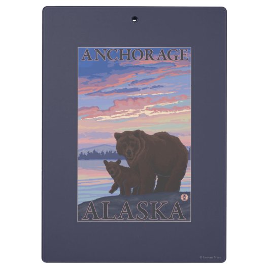 Beer en Cub - Anchorage, Alaska Klembord (Achterkant)
