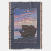 Beer en Cub - Curry, Alaska Deken (Voorkant Verticaal)