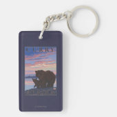 Beer en Cub - Curry, Alaska Sleutelhanger (achterkant)