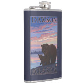 Beer en Cub - Dawson, Alaska Heupfles (Rechts)