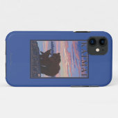 Beer en Cub - Katmai, Alaska Case-Mate iPhone Case (Achterkant (horizontaal))