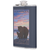 Beer en Cub - Ketchikan, Alaska Heupfles (Links)