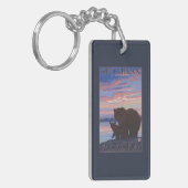 Beer en Cub - Ketchikan, Alaska Sleutelhanger (Voorkant Links)