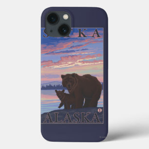 Beer en Cub - Sitka, Alaska iPhone 13 Hoesje