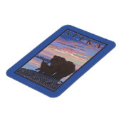 Beer en Cub - Sitka, Alaska Magneet (Linkerzijde)