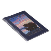 Beer en Cub - Sitka, Alaska Notitieboek (Rechterzijde)