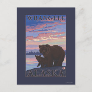 Beer en Cub - Wrangell, Alaska Briefkaart