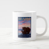 Beer- en CubIdahoVintage-reisposter Jumbo Mok (Rechts)