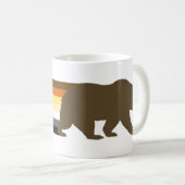 Beer en de Beer Pride Flag strepen Koffiemok (Voorkant rechts)