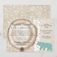 Beer en gekleed Wilderness Baby Boy Sprinkle