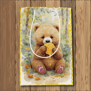 Beer en Honing Baby Shower Medium Cadeauzakje