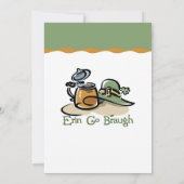 Beer en Leprechaun Kaart (Achterkant)