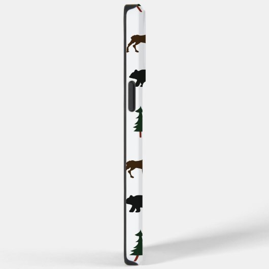 Beer en monogram Natuur Cabin Rustic Case-Mate iPhone Case (Achterkant / Rechts)