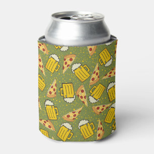 Beer- en Pizza-patroon Blikjeskoeler