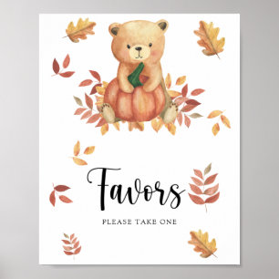 Beer en Pompoen - Favors Poster