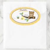 Beer en Sticker van honingbijen (Tas)