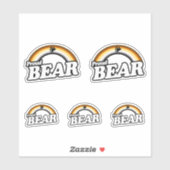 Beer en trots sticker (Vel)