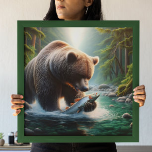 Beer en vis: River Dance Poster