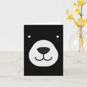 Beer Face Halloween Kostuum Beer Dier Kinder Kaart (Gele Bloem)