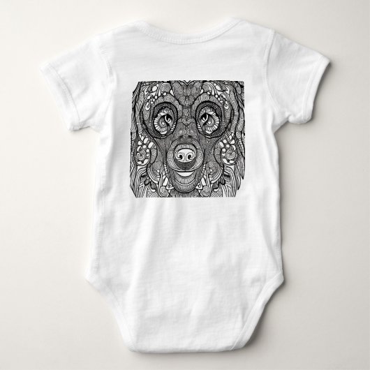 Beer Face Romper (Achterkant)