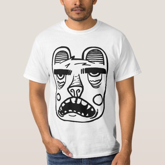 Beer Face T-shirt (Voorkant)