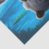 Beer familie collage tissuepapier (Detail)