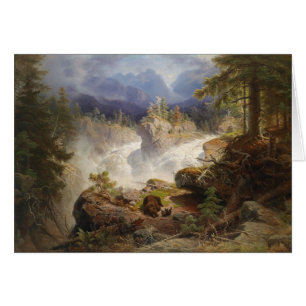 Beer Familie door Georg Saal 1859  Kunst