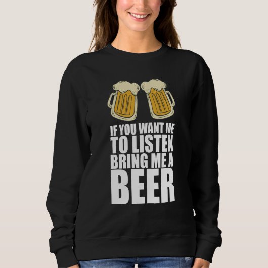 Beer for men Drinker Beer Trui (Voorkant)