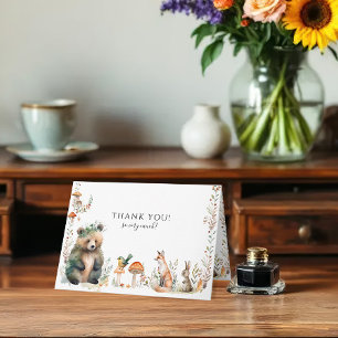 Beer Forest Leuke Dieren Herten Woodland Baby show Kaart