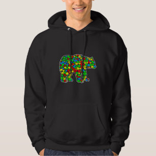 Beer Funny Puzzle Animals Autisme Hoodie