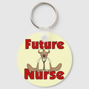 Beer Future Nurse T-shirts en cadeautjes Sleutelhanger