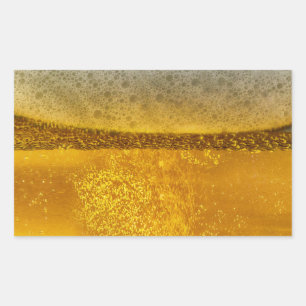 Beer Galaxy a Celestial Quenching Foam Rechthoekige Sticker