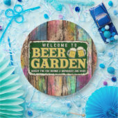 Beer Garden Papieren Bordje (Feest)