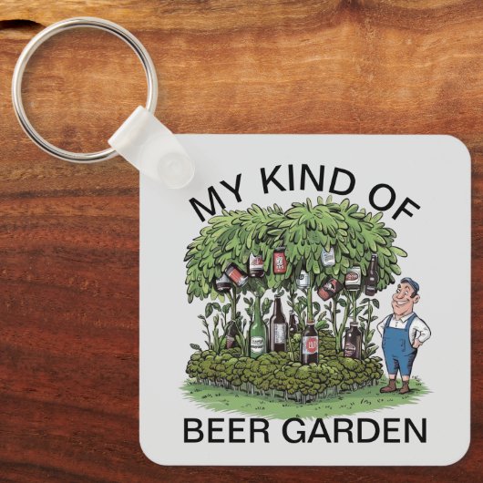 Beer Garden Sleutelhanger (Voorkant)