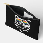 Beer Gay LGBTQ Rainbow Zonnebril Pride Flag Etui (Open)
