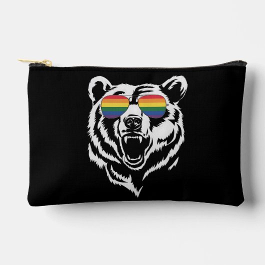 Beer Gay LGBTQ Rainbow Zonnebril Pride Flag Etui (Voorkant)