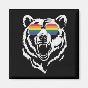 Beer Gay LGBTQ Regenboog Zonneschermen Pride Vlag Magneet