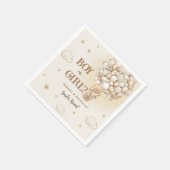 Beer Gender onthullen Boho Neutral Servet (Hoek)