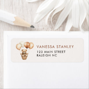 Beer Geslacht Neutrale Baby Shower Retouradres Etiket