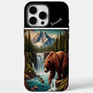 Beer Gevist door Waterval iPhone 16 Pro Max Hoesje